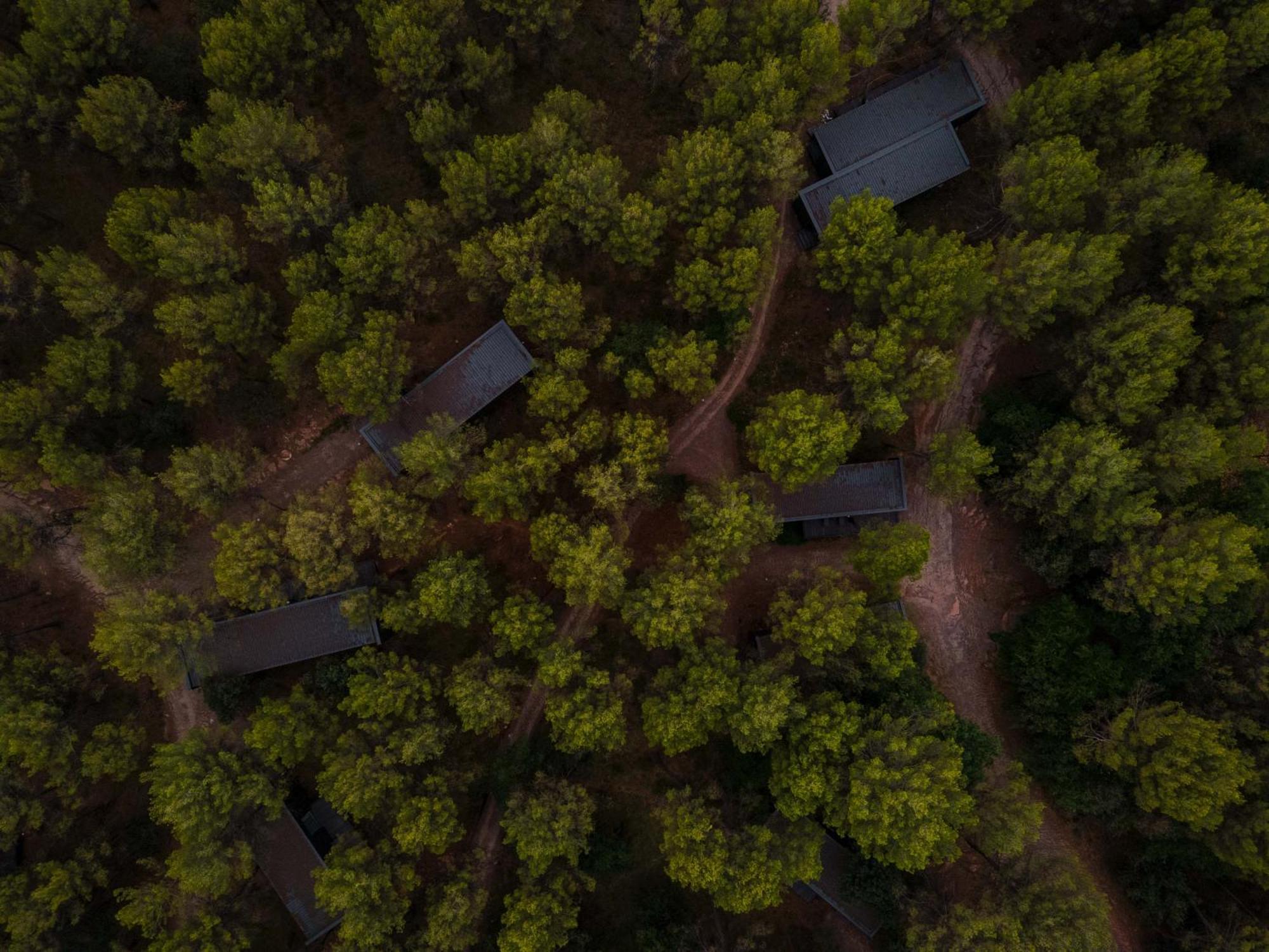 מנרסה Les Cabanes De L'Oller Del Mas מראה חיצוני תמונה